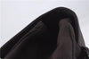 Authentic Ferragamo Vintage Backpack Canvas Leather Brown 7707D