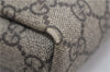 Authentic GUCCI Shoulder Cross Body Bag Purse GG PVC Leather 223666 Brown 7707F