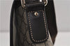 Authentic GUCCI Shoulder Cross Body Bag Purse GG PVC Leather 223666 Brown 7707F