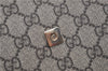 Authentic GUCCI Shoulder Cross Body Bag Purse GG PVC Leather 223666 Brown 7707F