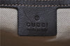 Authentic GUCCI Shoulder Cross Body Bag Purse GG PVC Leather 223666 Brown 7707F
