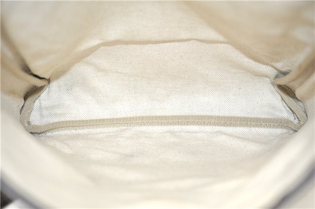 Authentic GUCCI Shoulder Cross Body Bag Purse GG PVC Leather 223666 Brown 7707F