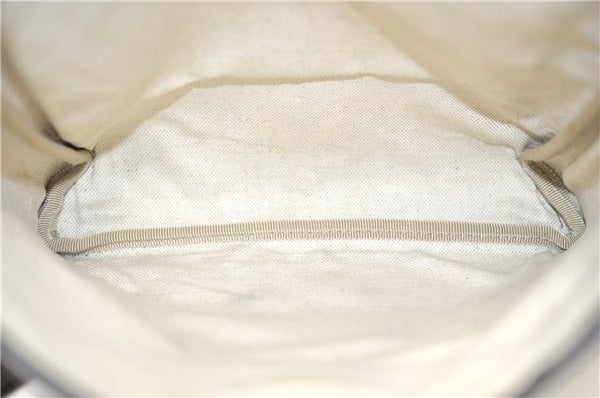 Authentic GUCCI Shoulder Cross Body Bag Purse GG PVC Leather 223666 Brown 7707F