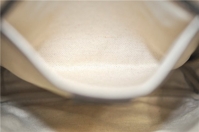 Authentic GUCCI Shoulder Cross Body Bag Purse GG PVC Leather 223666 Brown 7707F