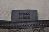 Authentic GUCCI Shoulder Cross Body Bag Purse GG PVC Leather 223666 Brown 7707F