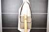 Authentic GUCCI Shoulder Cross Body Bag Purse GG PVC Leather 223666 Brown 7707F