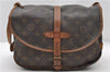 Auth LOUIS VUITTON Monogram Saumur 30 Shoulder Cross Body Bag M42256 LV 7708C