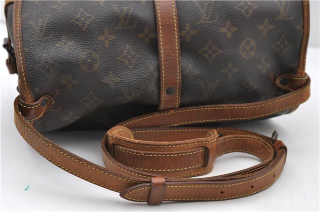 Auth LOUIS VUITTON Monogram Saumur 30 Shoulder Cross Body Bag M42256 LV 7708C