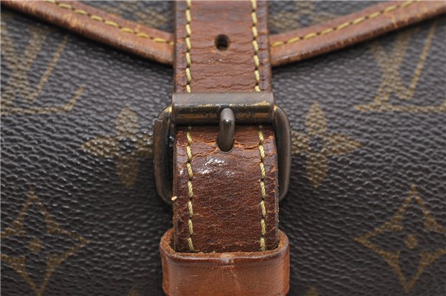 Auth LOUIS VUITTON Monogram Saumur 30 Shoulder Cross Body Bag M42256 LV 7708C