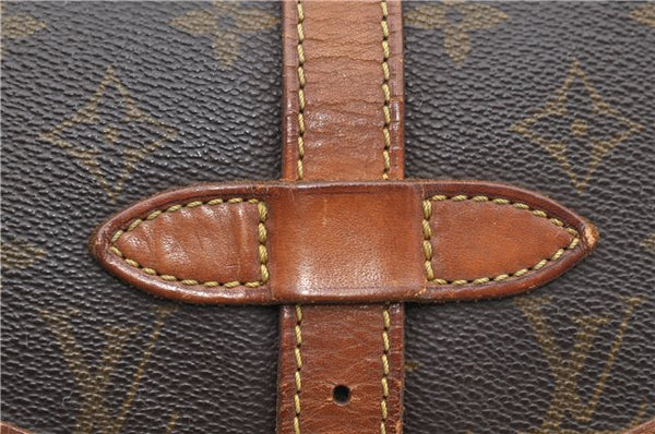 Auth LOUIS VUITTON Monogram Saumur 30 Shoulder Cross Body Bag M42256 LV 7708C