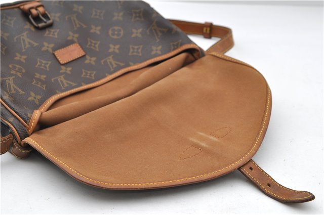 Auth LOUIS VUITTON Monogram Saumur 30 Shoulder Cross Body Bag M42256 LV 7708C