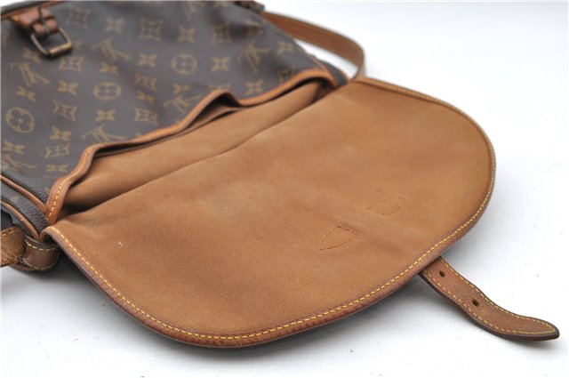 Auth LOUIS VUITTON Monogram Saumur 30 Shoulder Cross Body Bag M42256 LV 7708C