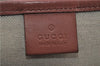 Auth GUCCI GG Supreme Stars Shoulder Tote Bag PVC Leather 309497 Brown 7708D