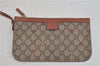 Auth GUCCI GG Supreme Stars Shoulder Tote Bag PVC Leather 309497 Brown 7708D