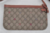 Auth GUCCI GG Supreme Stars Shoulder Tote Bag PVC Leather 309497 Brown 7708D