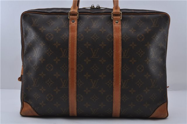 Auth LOUIS VUITTON Monogram Porte Documents Voyage Briefcase M40226 LV 7709C