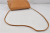 Authentic Ferragamo Vintage Leather Shoulder Cross Body Bag Purse Brown 7710D