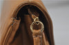 Authentic Ferragamo Vintage Leather Shoulder Cross Body Bag Purse Brown 7710D