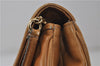 Authentic Ferragamo Vintage Leather Shoulder Cross Body Bag Purse Brown 7710D