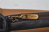 Authentic Ferragamo Vintage Leather Shoulder Cross Body Bag Purse Brown 7710D