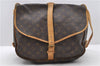 Auth LOUIS VUITTON Monogram Saumur 35 Shoulder Cross Bag M42254 LV Junk 7711C