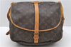 Auth LOUIS VUITTON Monogram Saumur 35 Shoulder Cross Bag M42254 LV Junk 7711C