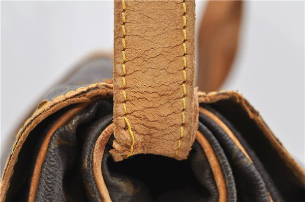 Auth LOUIS VUITTON Monogram Saumur 35 Shoulder Cross Bag M42254 LV Junk 7711C