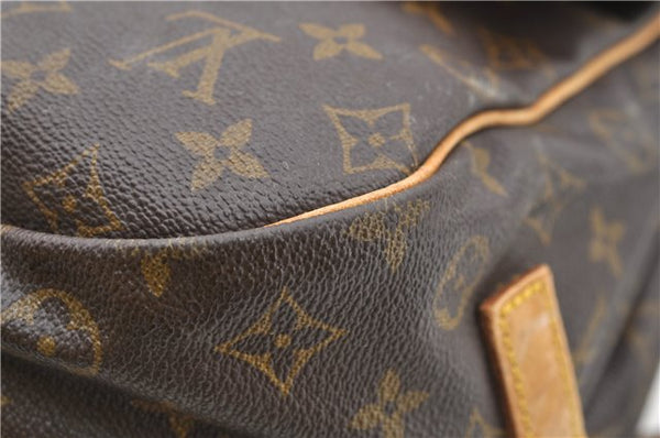 Auth LOUIS VUITTON Monogram Saumur 35 Shoulder Cross Bag M42254 LV Junk 7711C