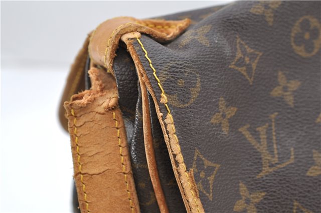 Auth LOUIS VUITTON Monogram Saumur 35 Shoulder Cross Bag M42254 LV Junk 7711C