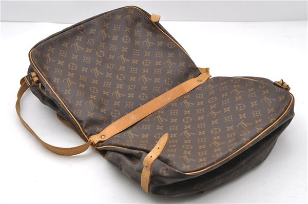 Auth LOUIS VUITTON Monogram Saumur 35 Shoulder Cross Bag M42254 LV Junk 7711C