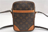 Authentic Louis Vuitton Monogram Danube Shoulder Cross Body Bag M45266 LV 7711F