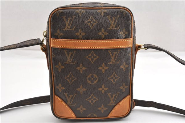Authentic Louis Vuitton Monogram Danube Shoulder Cross Body Bag M45266 LV 7711F