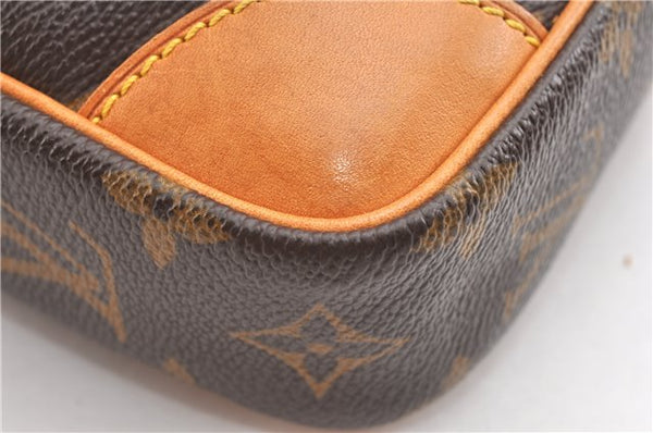 Authentic Louis Vuitton Monogram Danube Shoulder Cross Body Bag M45266 LV 7711F