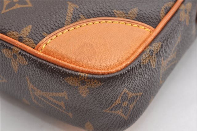 Authentic Louis Vuitton Monogram Danube Shoulder Cross Body Bag M45266 LV 7711F