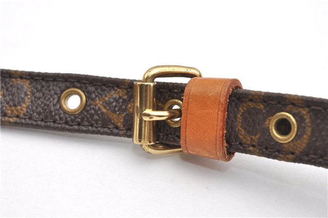 Authentic Louis Vuitton Monogram Danube Shoulder Cross Body Bag M45266 LV 7711F