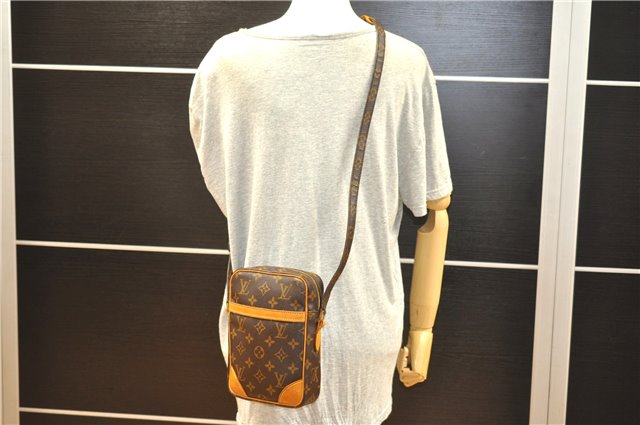 Authentic Louis Vuitton Monogram Danube Shoulder Cross Body Bag M45266 LV 7711F