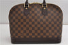 Authentic Louis Vuitton Damier Alma Hand Bag Purse N51131 LV 7712F