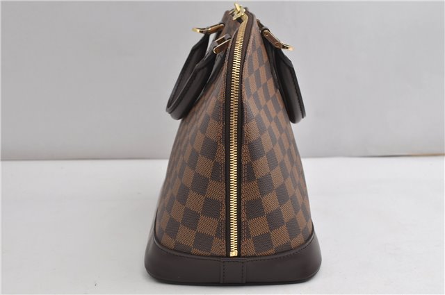 Authentic Louis Vuitton Damier Alma Hand Bag Purse N51131 LV 7712F