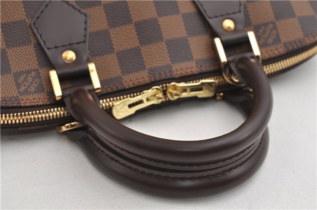 Authentic Louis Vuitton Damier Alma Hand Bag Purse N51131 LV 7712F