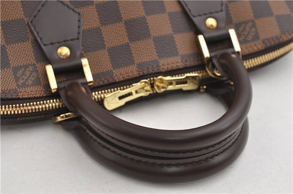 Authentic Louis Vuitton Damier Alma Hand Bag Purse N51131 LV 7712F