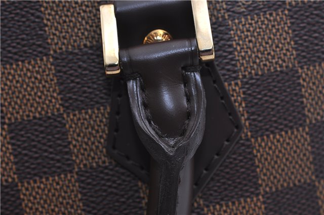 Authentic Louis Vuitton Damier Alma Hand Bag Purse N51131 LV 7712F