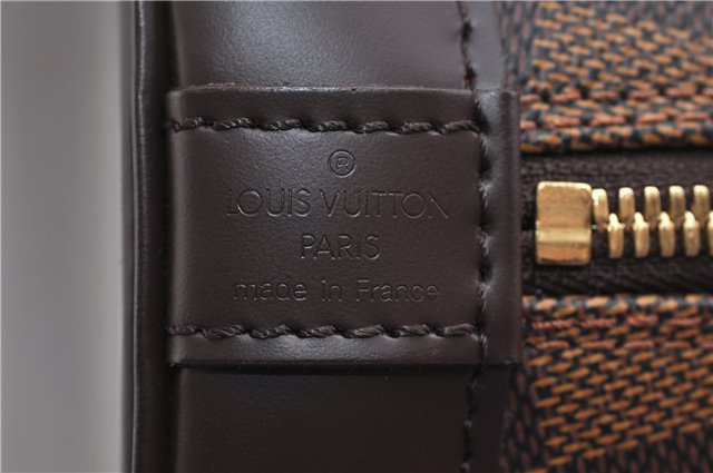 Authentic Louis Vuitton Damier Alma Hand Bag Purse N51131 LV 7712F