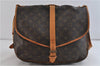 Auth LOUIS VUITTON Monogram Saumur 35 Shoulder Cross Body Bag M42254 LV 7717C