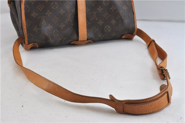 Auth LOUIS VUITTON Monogram Saumur 35 Shoulder Cross Body Bag M42254 LV 7717C