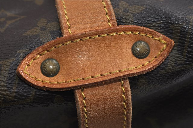 Auth LOUIS VUITTON Monogram Saumur 35 Shoulder Cross Body Bag M42254 LV 7717C