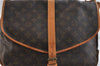 Auth LOUIS VUITTON Monogram Saumur 35 Shoulder Cross Body Bag M42254 LV 7717C