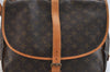 Auth LOUIS VUITTON Monogram Saumur 35 Shoulder Cross Body Bag M42254 LV 7717C