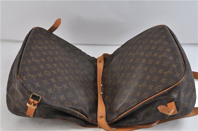 Auth LOUIS VUITTON Monogram Saumur 35 Shoulder Cross Body Bag M42254 LV 7717C