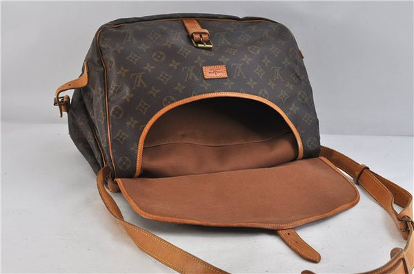 Auth LOUIS VUITTON Monogram Saumur 35 Shoulder Cross Body Bag M42254 LV 7717C