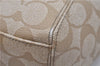 Authentic COACH Signature 2Way Tote Hand Bag PVC Leather F20097 Beige 7717E